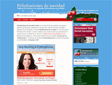 Tablet Screenshot of felicitacionesnavidadonline.com